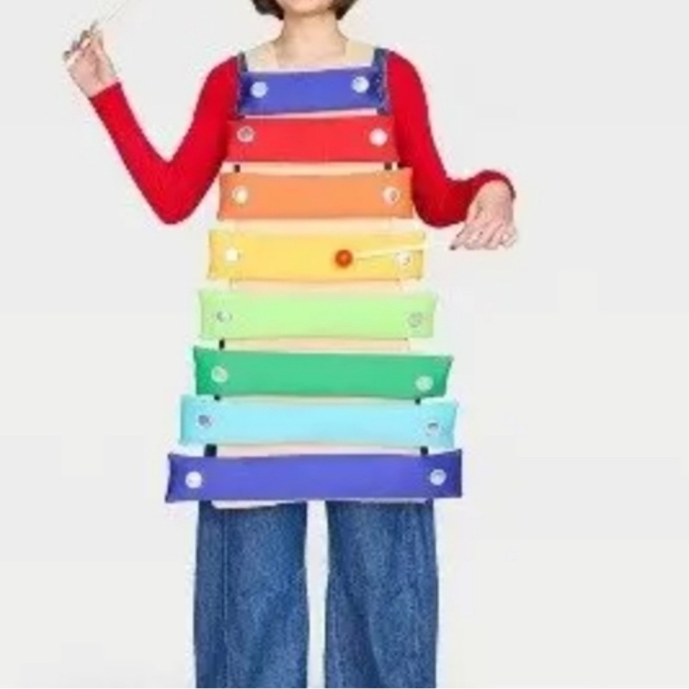 Hyde and Eek, Colorful Xylophone Musical Costume, Unisex